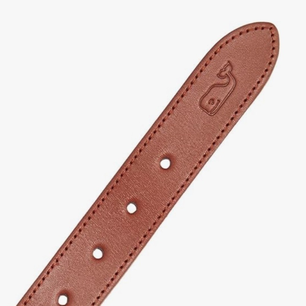 Vineyard Vines Unisex Brown and Blue Belt - Picture 5 of 6